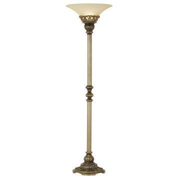 Pacific Coast Lighting Timeless Elegance 72" Metal & Resin Torchiere in Bronze