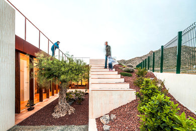 Design ideas for a contemporary patio in Barcelona.