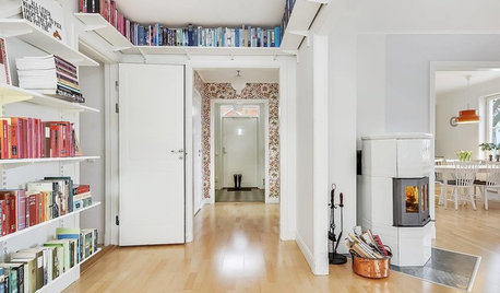 Ont om plats? Tänk helt uppåt väggarna med din förvaring