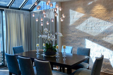 Trendy dining room photo in San Francisco