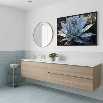 A Moment of Peace Mid-Century Modern Style Artwork