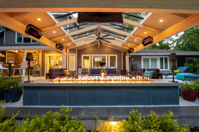 Example of a patio design in Seattle