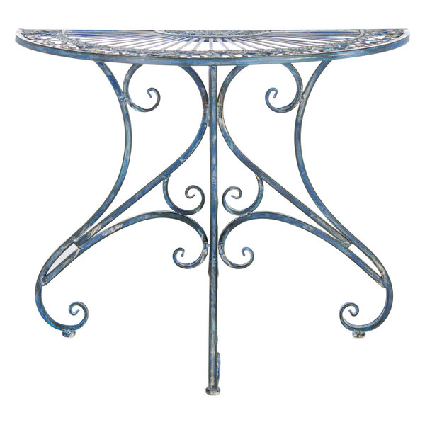 Annalise Accent Table Antique Blue