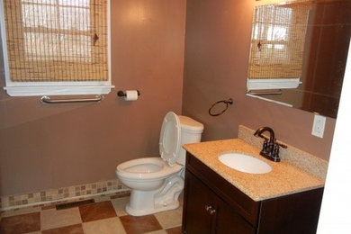 Elegant bathroom photo in Portland Maine