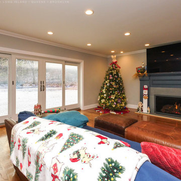 Beautiful Living Room with Large Patio Door - Renewal by Andersen Long Island, Q