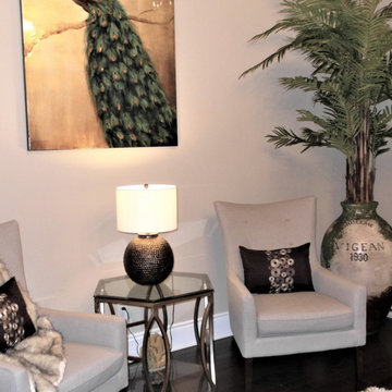AWARD WINNING FAMILY ROOM before and after photos