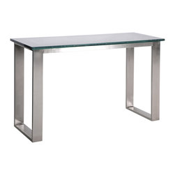 Jupiter Console Table | Smoked Cracked - Console Tables