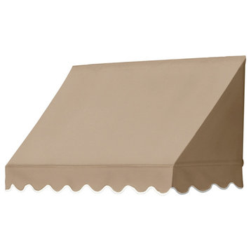 Traditional Awnings in a Box, Tan, 4'