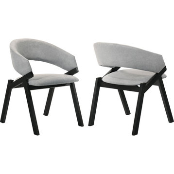 Talulah Chair (Set of 2) - Gray, Black