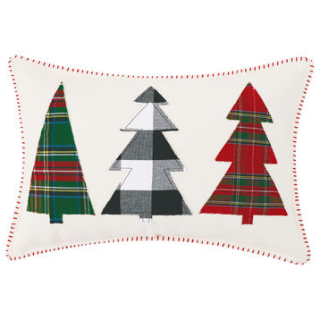 Christmas Tree Applique Pillow