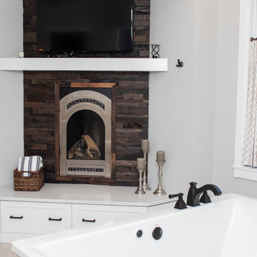 Rustic Elegance Master Bathroom Suite