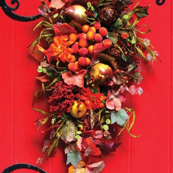 Old Orchard Swag - Artificial Flowers Plants And Trees