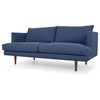 Blue Mid-Century Modern Love seat | Carl Mid-Century Modern Furniture