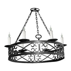 CH-196 Hand Made Iron Chandelier Designs - Chandeliers