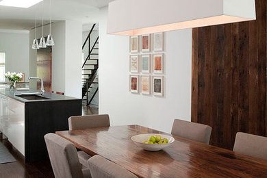 Dining room - modern dining room idea in New York