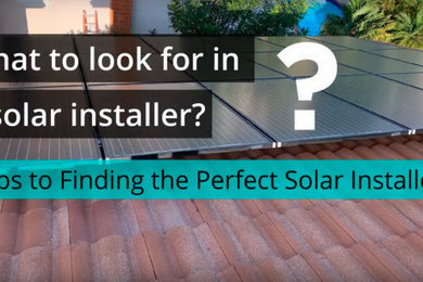What to look for in a solar installer?
