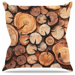 Rustic Outdoor Cushions And Pillows by KESS Global Inc.