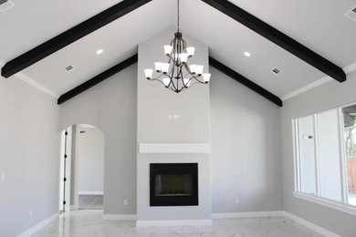 Example of a living room design in Other
