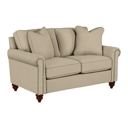 Leighton Premier Loveseat by La-Z-Boy shown in Sandstone - Products