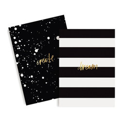 Black Pocket Notebook Set | Blacklist - Desk Accessories