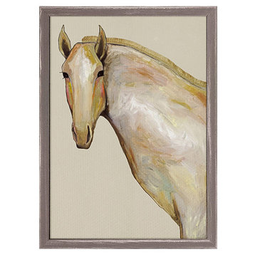 "Ranch Horse" Mini Framed Canvas Art by Eli Halpin