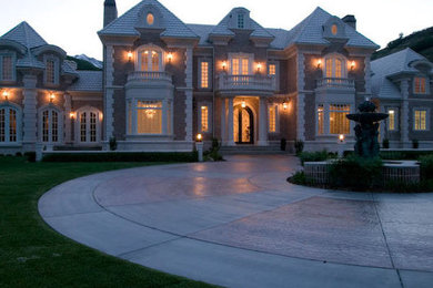 Contemporary exterior home idea in Salt Lake City