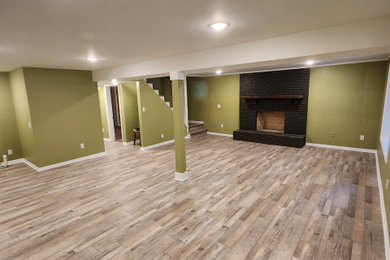 Zach and Leah, Rockford, Garage Conversion/Basement Remodel