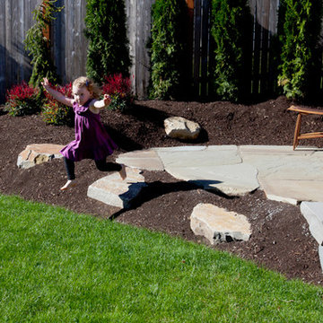 Cathie's Entry & Back Landscape