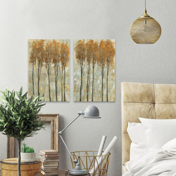 Standing Tall in Autumn III Diptych