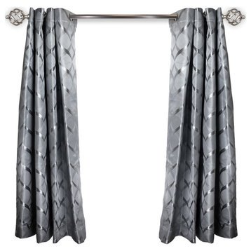 Pewter Curtain, 56"w X 63"h