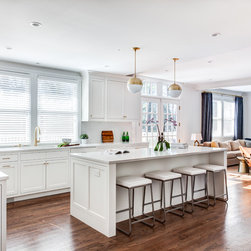 Short Hills, NJ &ndash; Transitional &ndash; White Kitchen Cabinets - Kitchen Cabinetry