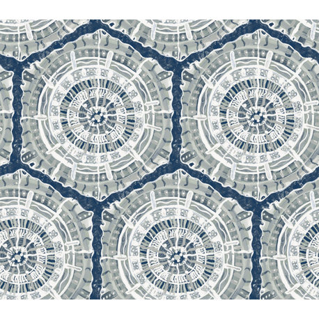 Navy Harmony Peel & Stick Wallpaper Bolt