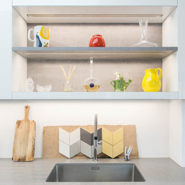 Leicht by Vogue Kitchens - West London Contemporary Open Plan Kitchen