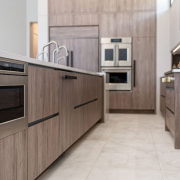 Massive Contemporary Two Tone Kitchen in West Bay