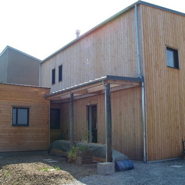 Maison bois à Hédé-Bazouges