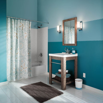 Shape Tape Scallop Bathroom