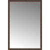 48"x71" Custom Framed Mirror, Embossed Brown
