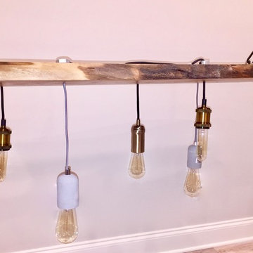Live Edge Walnut Chandelier 4ft