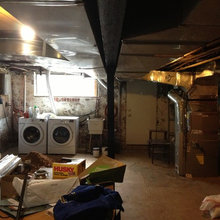 Basement laundry