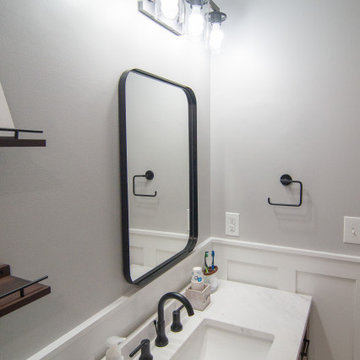 Traditional Style Master Bath With Walk-In Shower & Stand Alone Tub