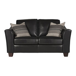 Messina Leather Loveseat - Loveseats