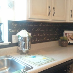 Typography Letter Wall Stencils - Products