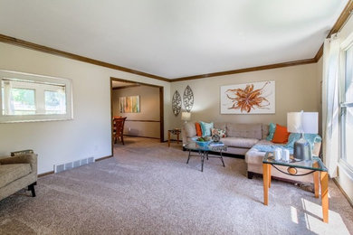 Inspiration for a contemporary home design remodel in Denver