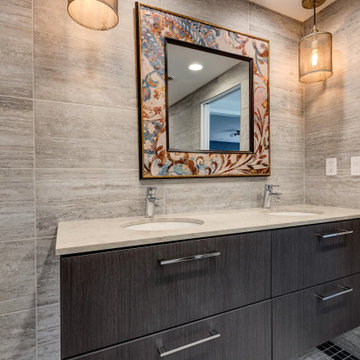 Modern Contemporary Bathroom Urbana IL