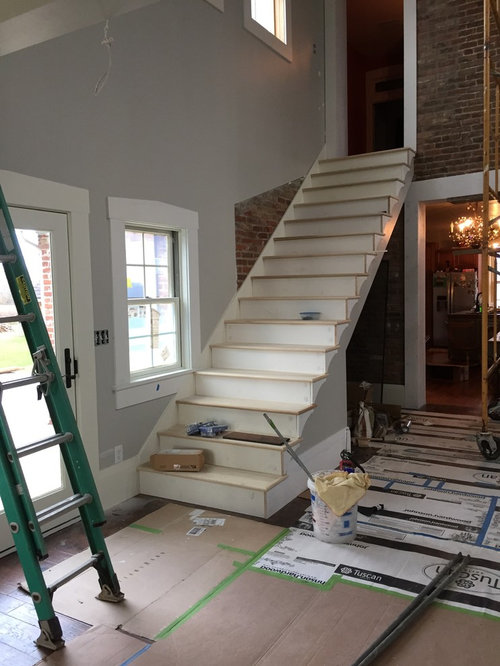 Match stair treads to floor?