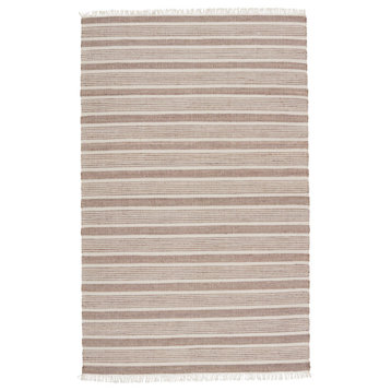 Vibe by Jaipur Living Kahlo Southwestern Striped Area Rug, Taupe/Cream, 9'x12'