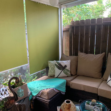 Customer Photos of Installed Pleated Blinds and Honeycomb Shades