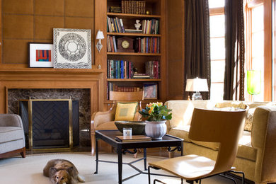 Transitional home office photo in DC Metro