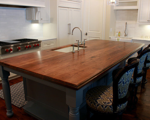 Wooden Kitchen Island Top Home Design Ideas, Pictures, Remodel and Decor