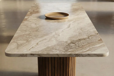Immagine di una sala da pranzo contemporanea